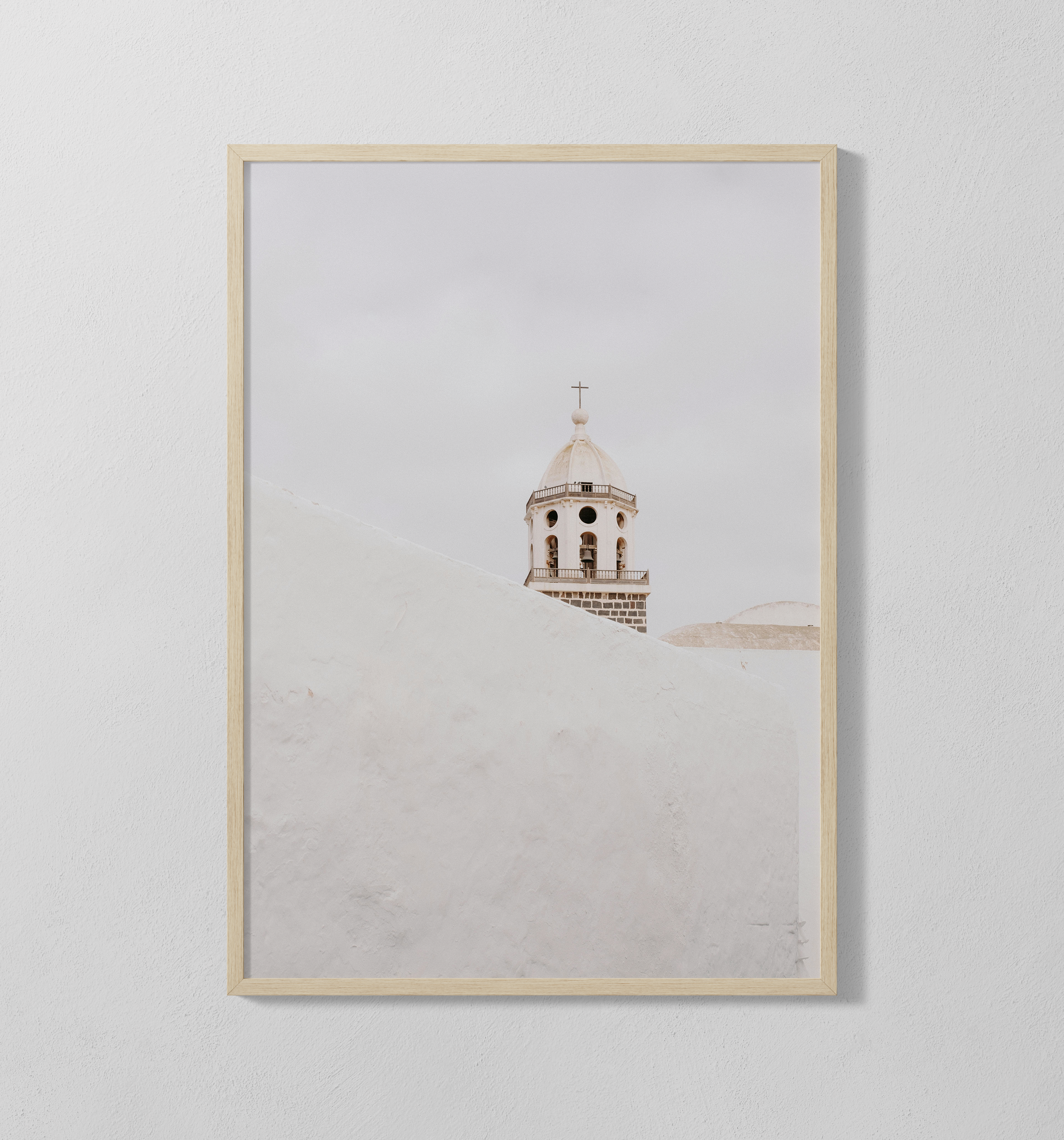 Beiger Kirchturm | Poster